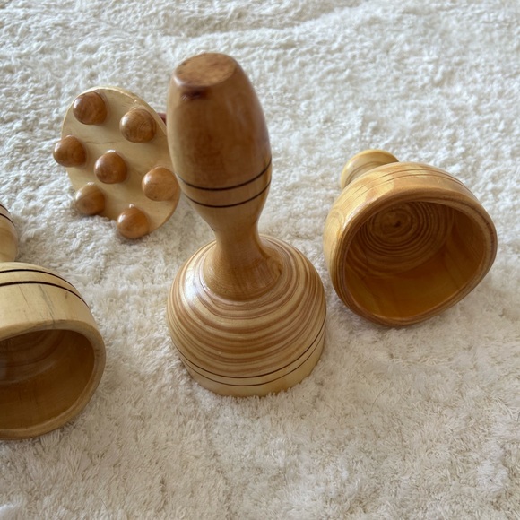 4 Pc Wood Therapy Massage Tools - brand new - Picture 5 of 6